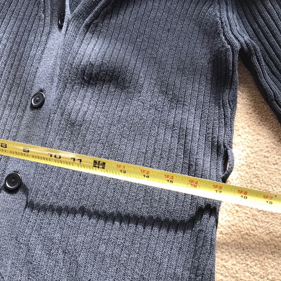 Long Knit Cardigan Sweater or Dress with belt loops Size M - Picture 4 of 8